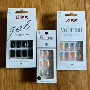 KISS Nail Art Set - Pastels, Black, French